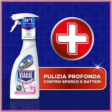 Carica l&#39;immagine nel visualizzatore di Gallery, Viakal Anticalcare Detersivo Spray per Bagno, 2 bottiglie da 700 ml, Fresco Profumo Ambi Pur, Rimuove Sporco e Batteri, Azione Totale Sul Calcare, Brillantezza Duratura, Maxi Formato