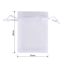 Carica l&#39;immagine nel visualizzatore di Gallery, Wolfteeth 100pz Sacchetti Regalo Caramella Organza Borse per Bianco