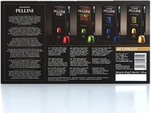 Carica l&#39;immagine nel visualizzatore di Gallery, Pellini Caffè - Espresso Pellini Confezione Gift Box (mix multigusto da 40 Capsule), Livello di tostatura Medio, Compatibili Nespresso