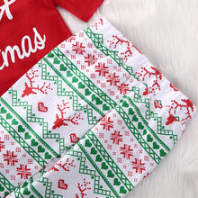 Carica l'immagine nel visualizzatore di Gallery, Carolilly 3 Pezzi Completini Bambini Natale Unisex Pagliaccetto Neonato Invernale Natale Divertente