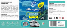 Carica l'immagine nel visualizzatore di Gallery, Eithergreen SANIFICANTE - Elimina odori per acque grigie - per lavandini, bagni e doccie di camper, caravan e roulotte - 20 bustine idrosolubili da 20g