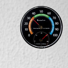 Carica l&#39;immagine nel visualizzatore di Gallery, Lantelme 7580 - Termometro e igrometro analogico, Colore: Nero - Ilgrandebazar