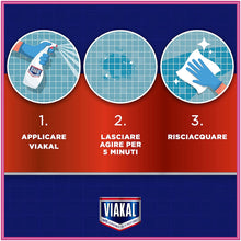 Carica l&#39;immagine nel visualizzatore di Gallery, Viakal Anticalcare Detersivo Spray per Bagno, 2 bottiglie da 700 ml, Fresco Profumo Ambi Pur, Rimuove Sporco e Batteri, Azione Totale Sul Calcare, Brillantezza Duratura, Maxi Formato