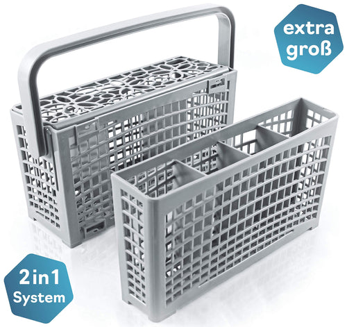 Cestello posate lavastoviglie ORIGINALE di Plemont® [23x8,5 & Grau - Ilgrandebazar