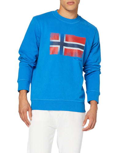NAPAPIJRI BIBU C Felpa, Blu (French Blue BB7), M Uomo M, Bb7) - Ilgrandebazar