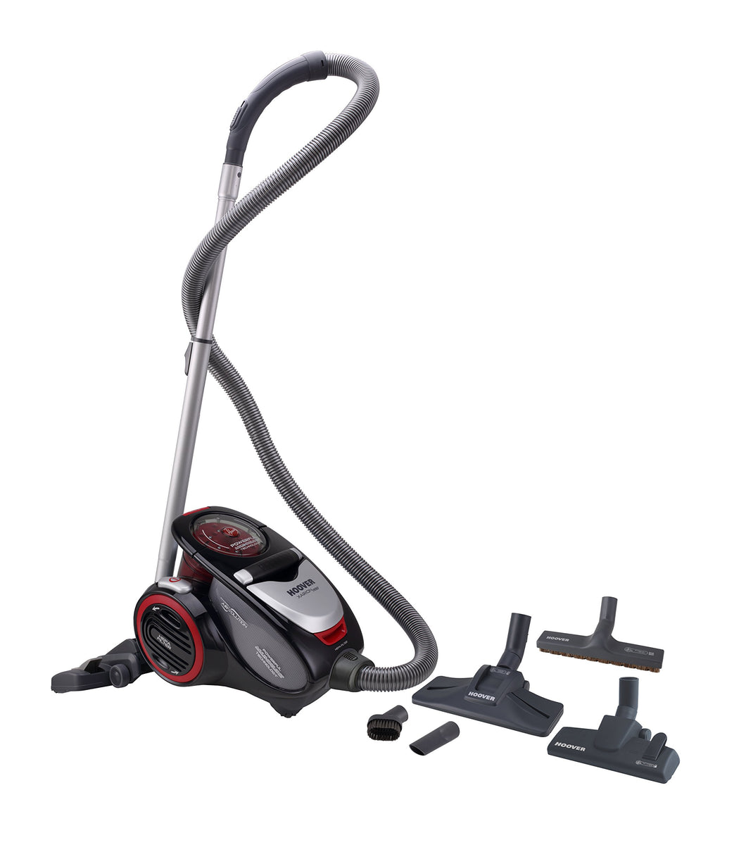 Hoover Xarion PRO XP15 Traino Multiciclonico Senza Sacco, 800 W, Nero/Rosso - Ilgrandebazar