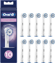 Carica l&#39;immagine nel visualizzatore di Gallery, Oral-B Sensitive Clean - Testine di Ricambio per Spazzolino Elettrico, Confezione da 10 Pezzi, Idea Regalo Natale
