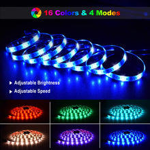 Carica l&#39;immagine nel visualizzatore di Gallery, LED TV Retroilluminazione, OMERIL 2.2m 4 pezzi: 2*0.5m + 2* 0.6m, Multicolore - Ilgrandebazar