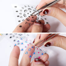 Carica l&#39;immagine nel visualizzatore di Gallery, Adesivi Unghie, Diealles 50 Fogli 3D Design Nail Art Stickers Design... - Ilgrandebazar