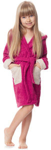 Ladeheid Accappatoio Bambina e Bambino in Spugna di Cotone LA40-103(Blu... - Ilgrandebazar