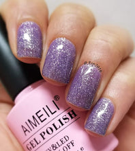 Carica l&#39;immagine nel visualizzatore di Gallery, AIMEILI Base e Top Coat Semipermanente Smalto Semipermanente per Unghie in Gel UV LED Soak Off Kit per Manicure Smalti Gel per Unghie Kit Semipermanente Unghie 10ml