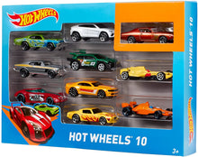 Carica l&#39;immagine nel visualizzatore di Gallery, Hot Wheels-54886 Set Macchinine da 10 Veicoli in Scala 1:64, con Decorazioni Mozzafiato, da Collezionare, Single, 54886 10 Veicoli Single