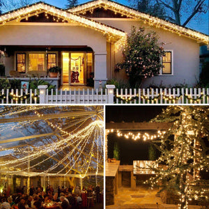 Catena Luminosa Solare, Kolpop 26M Stringa Luci Solari 240 LED / Bianco Caldo - Ilgrandebazar