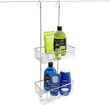 Carica l'immagine nel visualizzatore di Gallery, kowald Design Cesto Portaoggetti per Doccia da appendere Mensola XL 69x23x12 cm acciaio inox cromato
