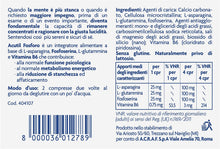 Carica l'immagine nel visualizzatore di Gallery, Acutil Fosforo Advance, Integratore Alimentare a Base di L-asparagina, Fosfoserina, N-acetil L-glutamina, e Vitamina B6, 50 Compresse Facili da Deglutire.