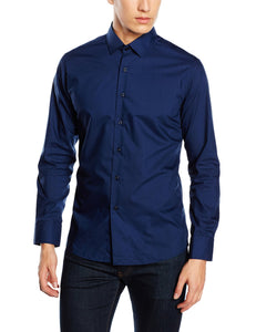 Kayhan Uni Camicia Slim Fit, Lightgrey (L) - Ilgrandebazar