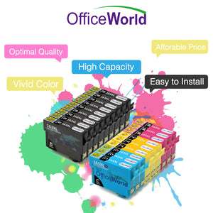 OfficeWorld 16XL Compatibili Cartucce 9 Nero, 3 Cyan, 3 Magenta, 3 Giallo - Ilgrandebazar