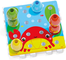 Carica l'immagine nel visualizzatore di Gallery, Quercetti - 2270 Jumbo Peggy - 20 pz , chiodini per bambini prima infanzia