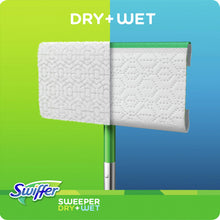 Carica l&#39;immagine nel visualizzatore di Gallery, Swiffer Starter Kit Scopa Lavapavimenti per Pulizia di Pavimenti, in Legno... - Ilgrandebazar