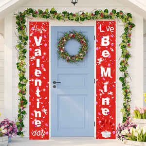 Sayala Decorazioni San Valentino,Banner di Valentino,Bandiera valentines
