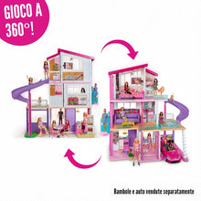 Carica l&#39;immagine nel visualizzatore di Gallery, Barbie Casa dei Sogni per Bambole con 8 Stanze, Garage, Scivolo, Piscina, Ascensore e Accessori, per Bambini 3 + Anni, FHY73