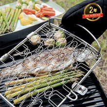 Carica l'immagine nel visualizzatore di Gallery, Weber 6471 - Graticola da pesce - Grande 46 x 28,4 cm, Inox