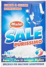 Carica l'immagine nel visualizzatore di Gallery, Sale Purissimo - Sale Granulare, Elimina Il Calcare Igienizzando, Specifico Per Macchine Lavastoviglie - 1 kg