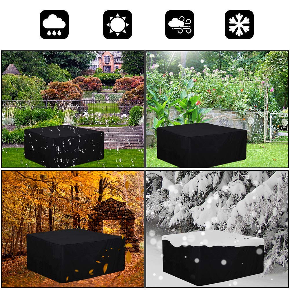 Copertura Impermeabile Per Tavolo Da Esterno | Telo 420D Oxford | 213x132x74 Cm - Foto 1