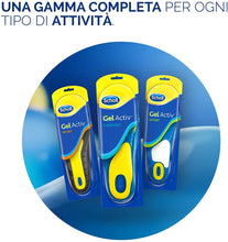 Carica l&#39;immagine nel visualizzatore di Gallery, Scholl Solette Scarpe Sportive Gel Activ Sport per Uomo, 40-46.5 EU, 1 Paio