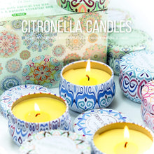 Carica l&#39;immagine nel visualizzatore di Gallery, LA BELLEFÉE Set Regalo Candele con Olio di Citronella Naturale Repellenti per Zanzare per Interni ed Esterni per Tenere Lontane Le Zanzare, Lenire i Nervi, Purificare l&#39;Aria - 12 Candele