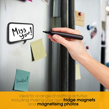 Carica l&#39;immagine nel visualizzatore di Gallery, The Magnet Shop Carta Magnetica - Fogli Magnetici A4 - 0.4mm nero - Ilgrandebazar
