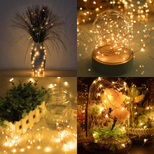 Carica l&#39;immagine nel visualizzatore di Gallery, Catena Luminosa Solare [2020 più recente], 22m 200 LED Stringa Luci Solari , Maxsure Wire Fairy Lights per patio, cancello, cortile, matrimonio, decorazione per feste, IP65 impermeabile