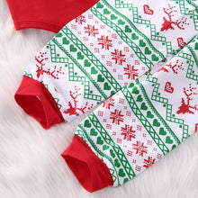 Carica l'immagine nel visualizzatore di Gallery, Carolilly 3 Pezzi Completini Bambini Natale Unisex Pagliaccetto Neonato Invernale Natale Divertente