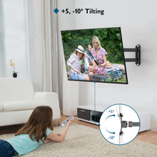 Carica l&#39;immagine nel visualizzatore di Gallery, BONTEC Supporto da Parete TV e Monitor da 13-42 Pollici, Braccio TV con Inclinabile, Girevole ed Estendibile, Staffa TV Fino a 20 kg, Porta TV da Parete con Fascette cavi, Max VESA 200x200mm