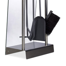 Carica l&#39;immagine nel visualizzatore di Gallery, Relaxdays 10022294 Accessori Camino, Set 5 Pezzi, Porta Attrezzi, Argento