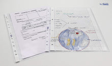 Carica l'immagine nel visualizzatore di Gallery, Favorit Buste Perforate Trasparenti, 22 x 30 cm, Adatte per Documenti A4, Lucide, Confezione da 100 Pezzi