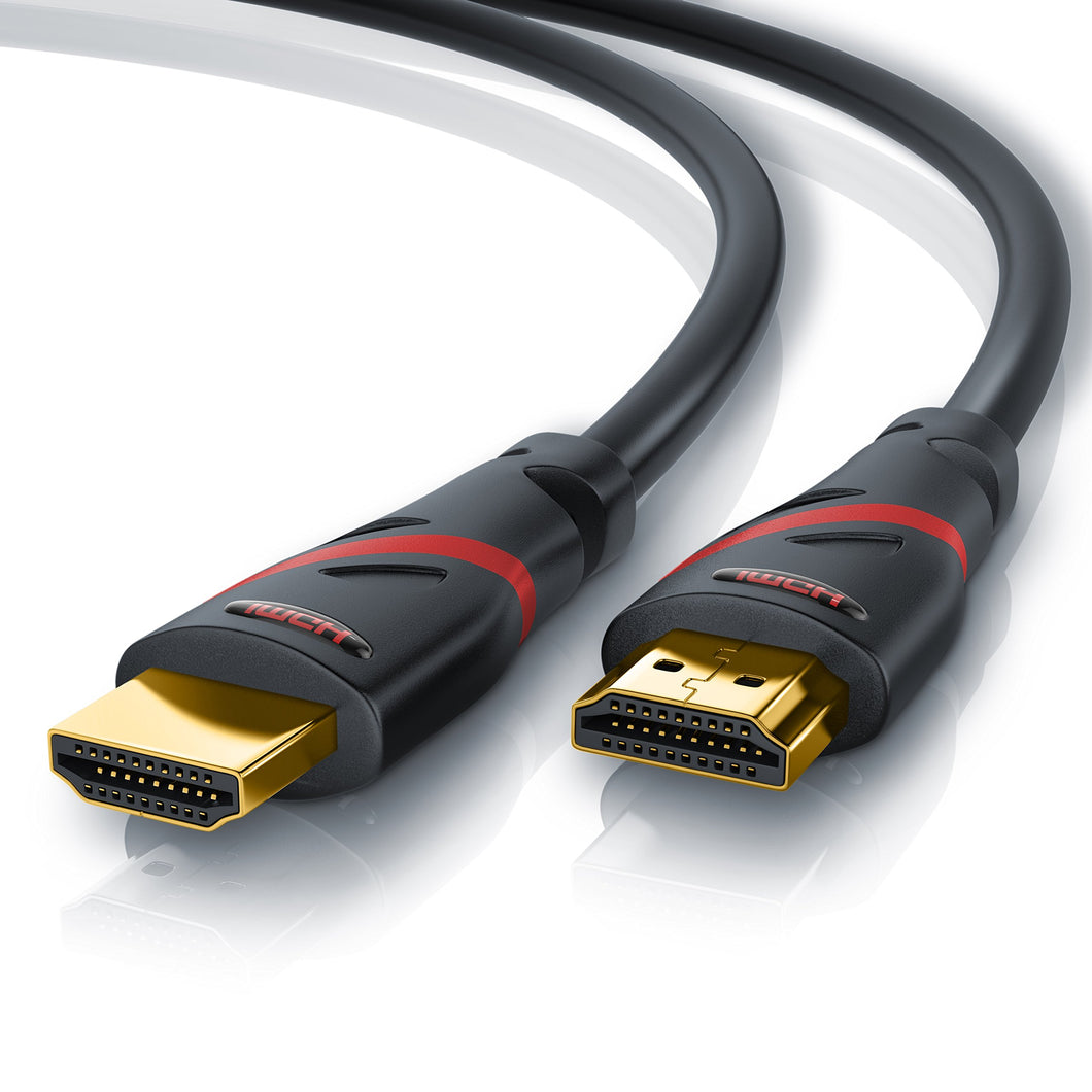 CSL - 10m Cavo HDMI 4k 60Hz HDR - 2.0 a b - 4K 3D UHD Nero, nero - Ilgrandebazar