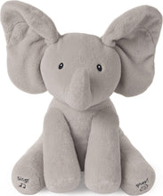 Carica l'immagine nel visualizzatore di Gallery, GUND- Flappy Elefantino Peluche Interattivo Parlante, in Italiano, 30.5 Cm, Due Modalità di Gioco, da 10 Mesi