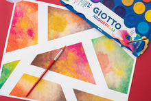 Carica l'immagine nel visualizzatore di Gallery, Giotto acquerelli in 24 colori, pastigle da 30mm, con pennello 24 colori Single