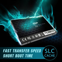 Carica l&#39;immagine nel visualizzatore di Gallery, Silicon Power SSD 256GB 3D NAND A55 SLC Cache 256 GB, Upgraded version - Ilgrandebazar