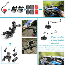 Carica l&#39;immagine nel visualizzatore di Gallery, Neewer 50-In-1 Kit di Accessori per Action Camera Compatibile con GoPro Hero 8 Max 7 6 5 4 Black GoPro 2018 Session Fusion Argento Bianco Insta360 DJI AKASO APEMAN Campark SJCAM Action Camera ecc.