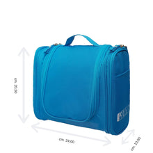 Carica l&#39;immagine nel visualizzatore di Gallery, Beauty Case Viaggio Donna Uomo Appendibile (Azzurro) Organizer Bagno Azzurro - Ilgrandebazar