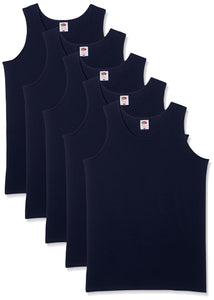 Fruit of the Loom 5-Pack Athletic Mens Canotta, Blu (Royal Blue), Large... - Ilgrandebazar