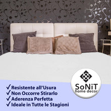 Carica l'immagine nel visualizzatore di Gallery, Coprimaterasso Matrimoniale 160x190 - Coprimaterasso 160x190 - Copri Materasso Matrimoniale - Elasticizzato - Spugna Stretch Jacquard