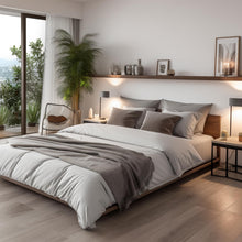 Carica l'immagine nel visualizzatore di Gallery, Cuscini Letto Coppia di Guanciali 50x80 Imbottitura Standard Antiacaro Anallergico Traspirante Rettangolare per Matrimoniale Singolo con Federa in Cotone e Poliest. Sfoderabile e Lavabile