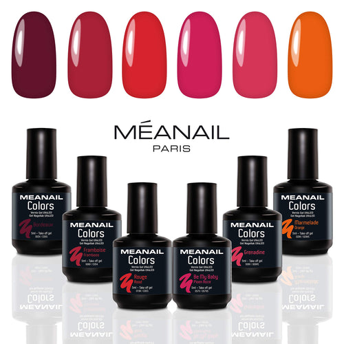 Smalto Semipermanente per Unghie • Gel UV LED 6 Colori • Kit Rouge - Ilgrandebazar