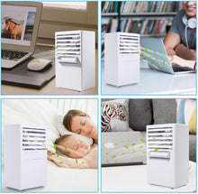 Carica l&#39;immagine nel visualizzatore di Gallery, COMLIFE Aria Condizionata Portatile Climatizzatore Ventilatore da Tavolo 3 velocità Silenziosa 3 in 1 di Nebbia Umidificatore Purificatore d&#39;Aria