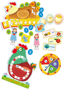 Lisciani Giochi- Carotina Banchetto-Lavagna LED 3 in 1 Gioco per Bambini, Multicolore, 77465