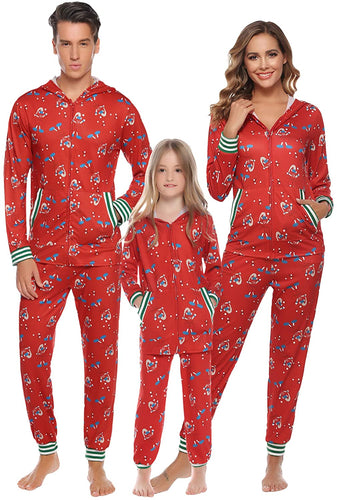 Aibrou Pigiami Natale per Famiglia, Pigiama Famiglia Natale Set Manica Lunga e Pantaloni, Pigiama Natalizio Famiglia Pigiami Famiglia Coordinati per Bambino papà Mamma