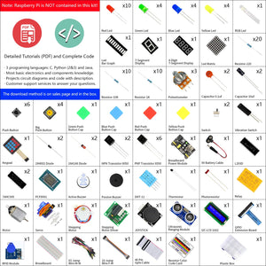 Freenove RFID Starter Kit per Raspberry Pi 4 B 3 B+, 423 Pagine Guide... - Ilgrandebazar